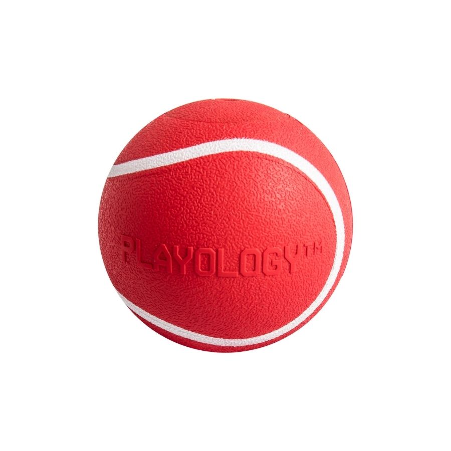 Squeaky chew ball beef Medium, , large image number null